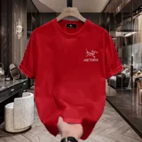 Модная качественная хлопковая рубашка для отдыха, короткий рукав, круглый воротник, оверсайз