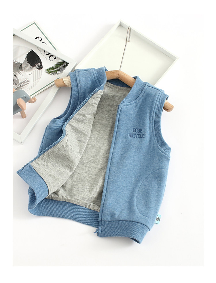 Very small fish 61568-1 boy spring new casual double layer waistcoat shoulder vest 100-150