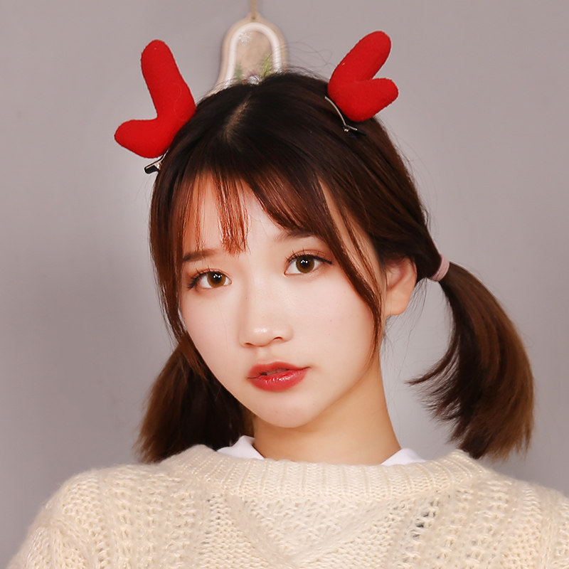 Halloween Christmas decorations Children's adult Christmas deer headhoop Christmas gift card Christmas header hat