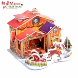 Рождественский детский декор, домик, 3D, рождественский подарок, подарок на день рождения