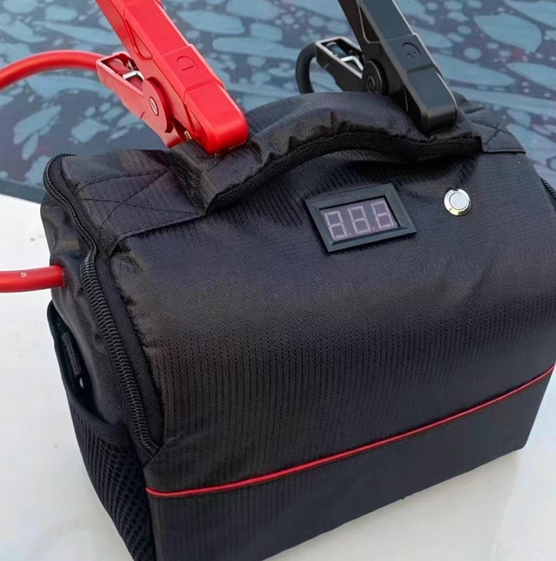 Capacitor-Powered Professional Car Jump Starter Battery Booster Device for Emergency Vehicle Start-Up