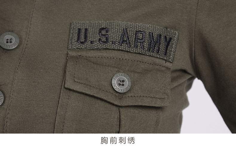 Jun Yexing ngoài trời giải trí quân đội fan trang phục ngụy trang phù hợp với bộ áo dài tay nữ áo thun múa - Những người đam mê quân sự hàng may mặc / sản phẩm quạt quân đội