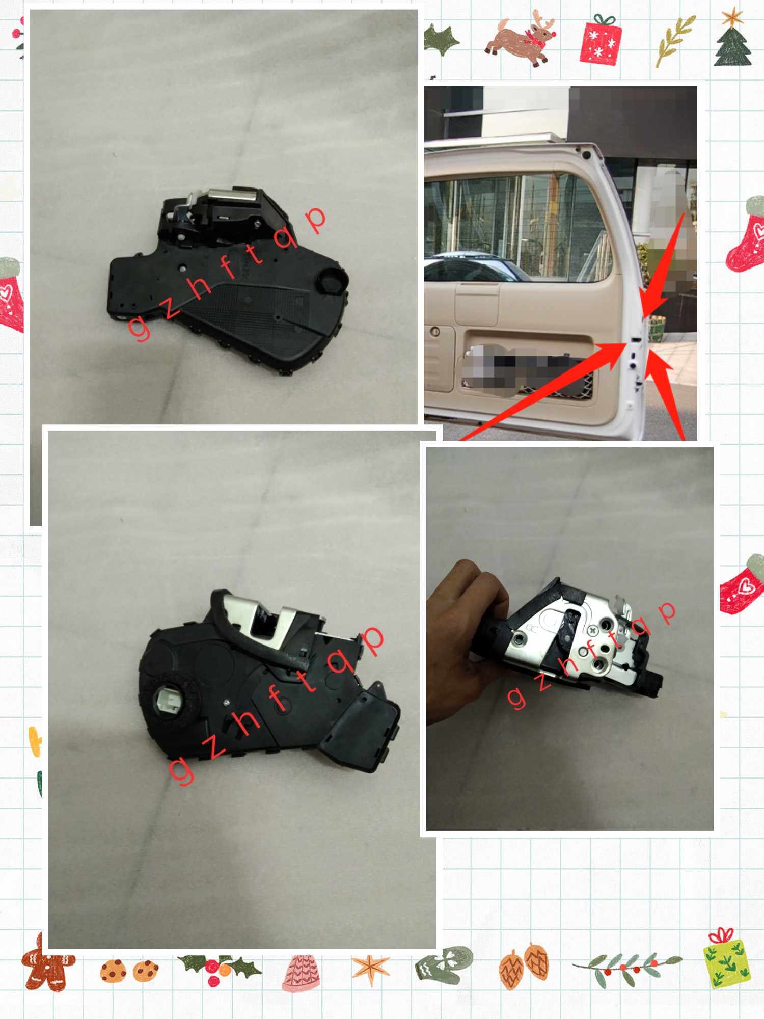 Apply 03-06-09 jumbo Prado 4000 tailgate trunk Trunk Tail Cover Lock Machine Lock Block Motor