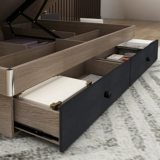 Nordic High -Box Storage Bed современный минималистский легкий роскошный двуспальный кровать 1,8 м