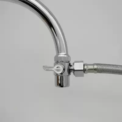 Faucet dishwasher separator adapter cosmetic room basin faucet external shampoo shower tee switch valve