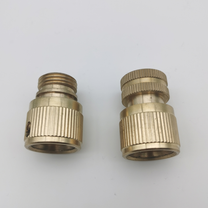 Copper quick joint water connection 4 points 6 points internal wire external tooth thread car wash water gun quick plug garden water pipe fittings