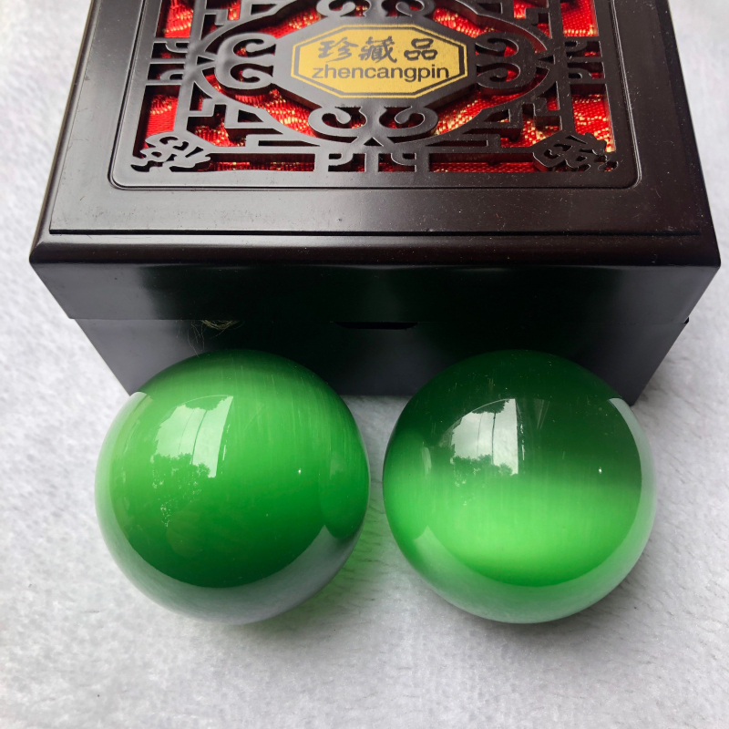 Natural jade t ball fitness ball handball healthcare ball Concorder for elderly massage balls Children's hand U-turn-Taobao