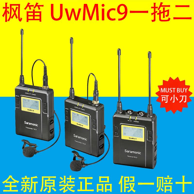 Maple flute wireless microphone interview microphone lavalier bee monocular camera micro-movie one for two