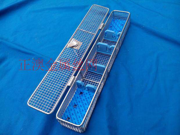 304 medical stainless steel abdominal cavity electrosurgical lens endoscope disinfection box otoscope disinfection cleaning sterilization loading basket