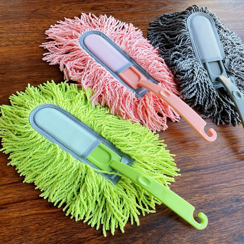 Korean Microfiber Dust Duster, Dust Removal, Electrostatic Sweeping Duster, Bed Duster, Removable, Washable, Non-Shedding