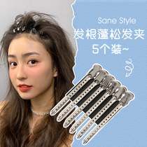 Hair Root Fluffy Clip Liu Hai Styling Clips Hair Clip Hairpin Hairpin Mesh Red No Mark Fixed Hair God Instrumental Female Positioning