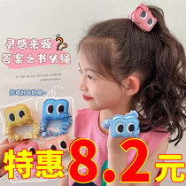 Childrens Answer Book Hair Tie High-end Headband Womens Fun Choice Difficulty Answers Hand Tie Dual-Purpose Hair Accessories