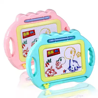 Children's color hand drawing board graffiti drawing board magnetic large baby writing board 1-4 years old drawing board toys wholesale