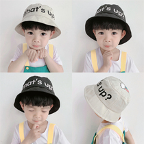Baby sunscreen breathable fishermans hat summer new boy sunshade cap children Korean leisure anti ultraviolet hat