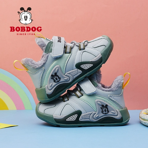 Удерживающие тепло демисезонные утепленные туфли для мальчиков, детская спортивная спортивная обувь