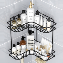 Toilet Bathroom Triangle Shelving Shelf Wall-mounted Free Toilet Washroom Washroom Wash Terrace Corner Containing Shelf