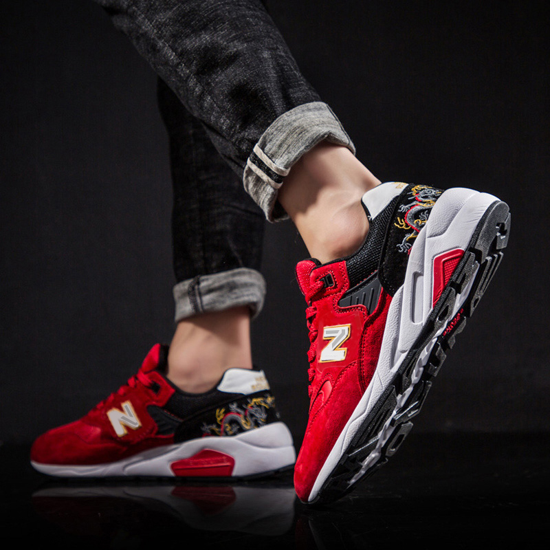 Ottelis Ohm 2026 New 580V Series Men's Shoes Red Sneakers Women's Shoes Travel Trendy Shoes