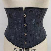 Short Female Palace Court Strap Waist Waist Waist Seal Waist Clip Waist Clip Waist Clip Stomach Control Stomach Control Diet Shaping Close-up Body Shapewear