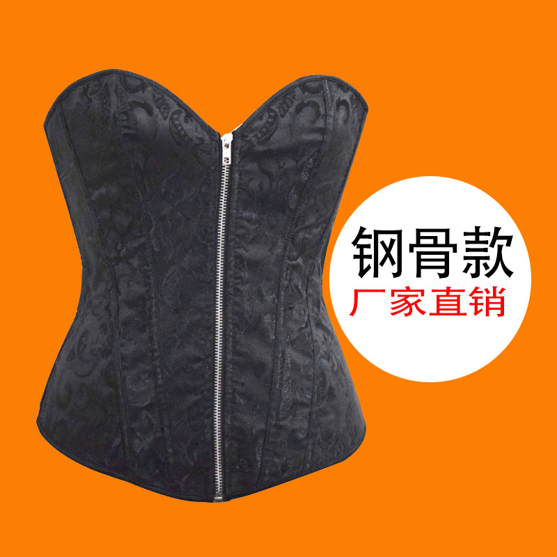 Steel-bone girdle tie tie-up Palace corset body-shaping underwear to wear corset body-wearing bodice summer