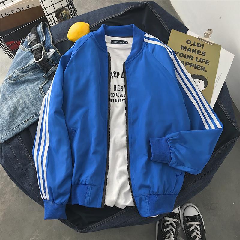 Autumn Thin Jacket Men's Korean Style Jacket Male Student Loose Casual Bf College Style Men's Jacket Windbreaker Sportswear Autumn Thin Jacket Men's Korean Style Jacket Male Student Loose Casual Bf College Style Men's Jacket Windbreaker Sportswear