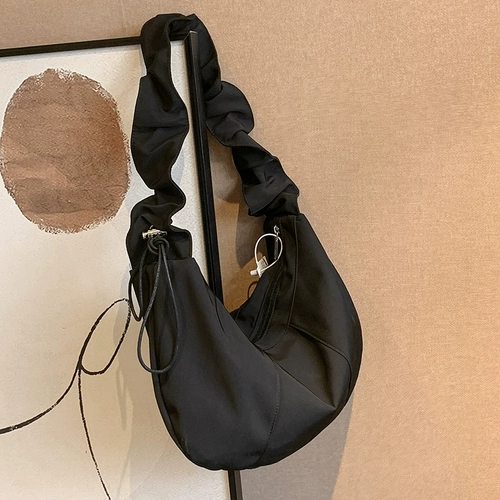 Универсальная черная сумка для отдыха, изысканный стиль