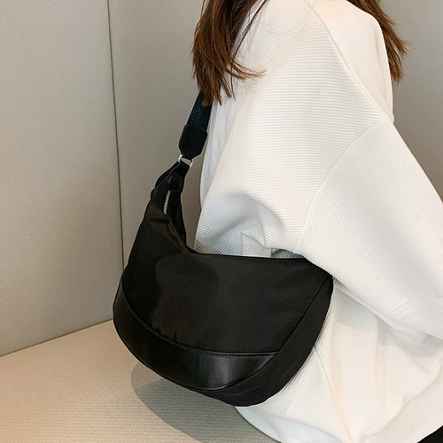 Модная нейлоновая вместительная и большая сумка через плечо, изысканный стиль, ткань оксфорд