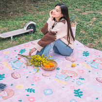 Ultrasonic Outdoor Double Sided Waterproof Picnic Mat Thickened Picnic Mat Tent Anti-Tide Mat Portable Washable