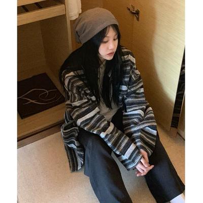 taobao agent Cardigan, autumn sexy fashionable jacket, round collar
