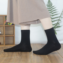 Socks Womens Korean version of the cylinder Sox cute day series Long Sox Spring Summer season Deodorant Candy Color Cotton Socks Korean version Black & White Sox