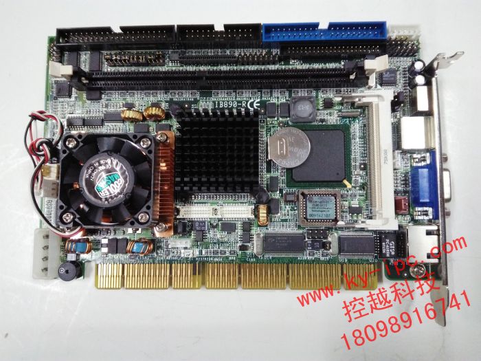 Taiwan Guangji IB890-R Industrial Computer Motherboard with CPU Memory Fan Original