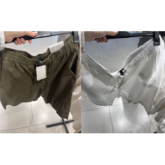 H Brand Men's Clothing 1321155 Coffee Beige White Green Casual Cotton Linen Summer Shorts 2026