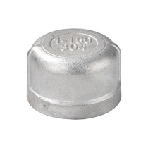 Stainless steel 304 tube cap stuffy cover inner wire mouth tube plug head stuffy head inner thread plug head screw joint 4 6 minutes 1 inch