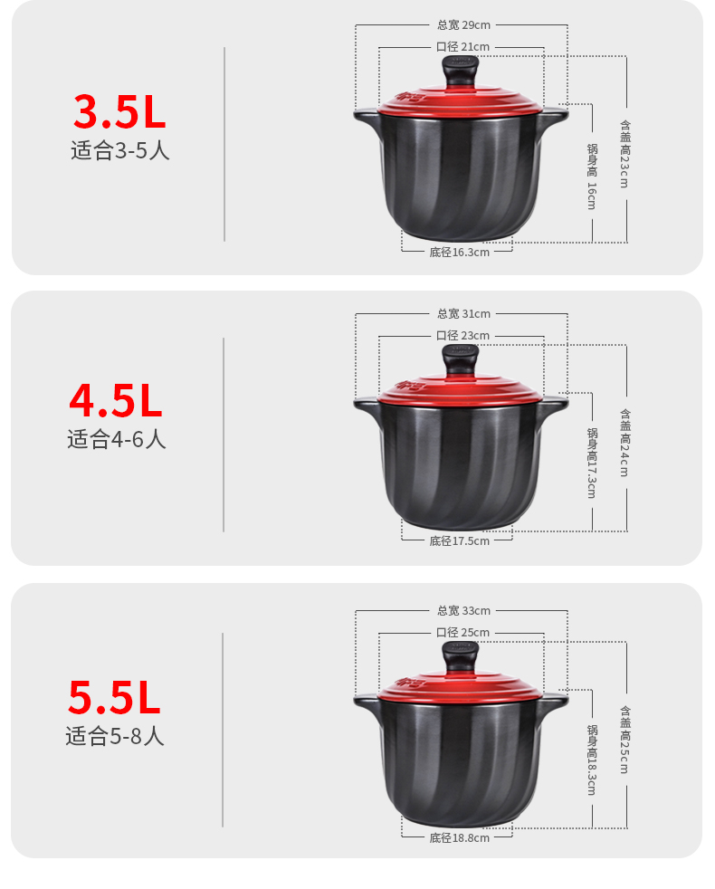 Ya cheng DE stew casserole soup pot casserole stew ceramic household pot soup flame to hold to high temperature gas in large saucepan