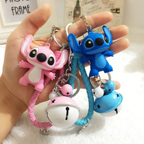 Creative cute cartoon key chain pendant electric car key chain lock male and female key ring ring bag hanging