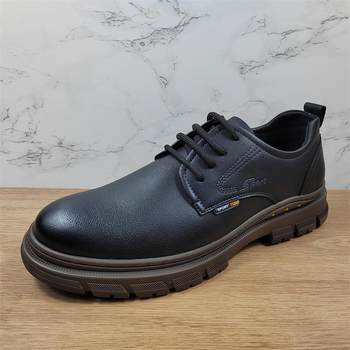 First-layer cowhide men's shoes 2025 spring and autumn new style