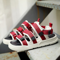 2021 summer new Roman sandals mens beach shoes sports leisure Korean version of the trend couple tide men cool slippers