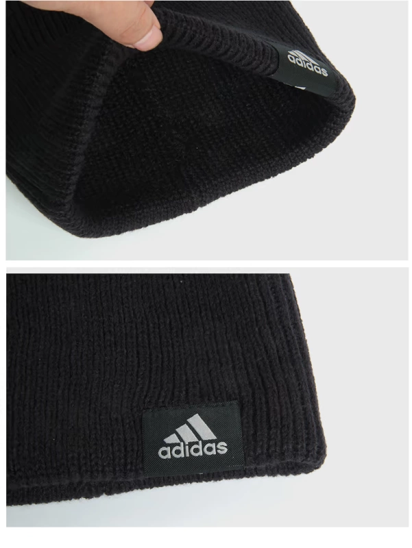 Adidas  đan mũ nam và nữ mùa đông ấm áp thể thao ngoài trời chạy cưỡi mũ len cy6026