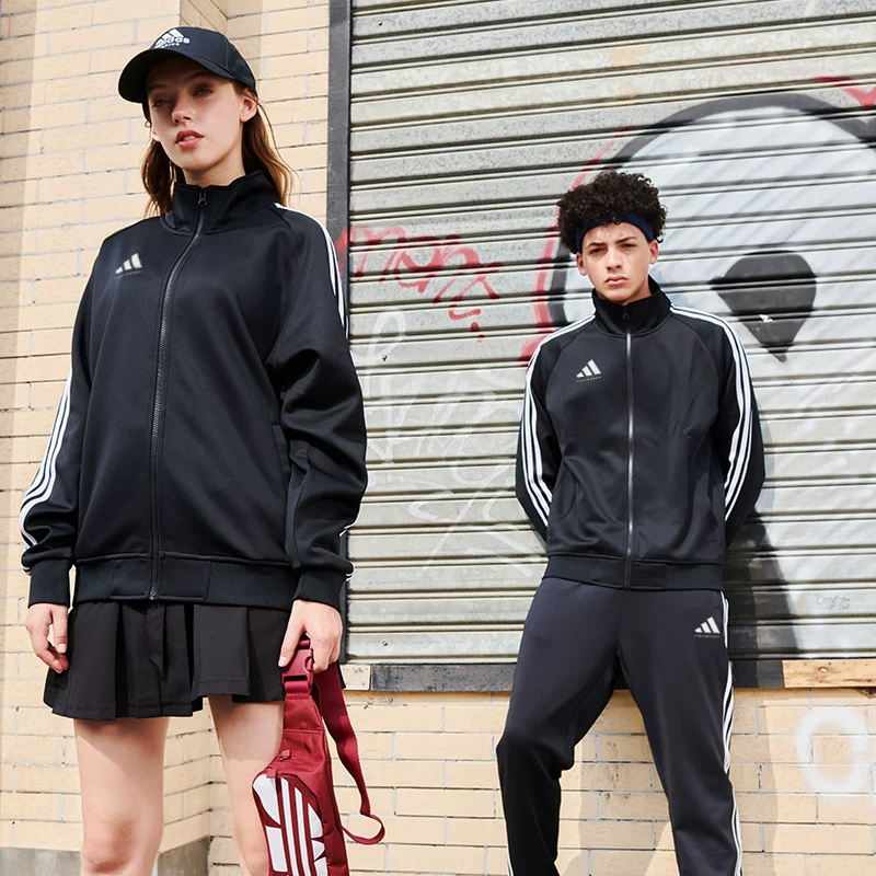Спортивный костюм Adidas для мужчин и женщин для отдыха, куртка для зала, комплект