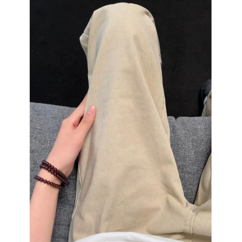 Summer Khaki Slim-Fit Workwear Jeans for Men and Women, American-Style Narrow Fit Versatile Straight-Leg Casual Long Pants Trendy Brand Summer Khaki Slim-Fit Workwear Jeans for Men and Women, American-Style Narrow Fit Versatile Straight-Leg Casual Long Pants Trendy Brand