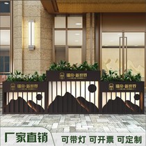 Iron Art Outdoor Flower Case Combined Garden Stainless Steel Flowers Altar Sales Department Commercial Street Municipal Road Square Flower Groove