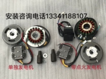 Changjiang 750 Changed permanent magnet power generation 12V generator platinum changed electronic ignition Hailing 750 permanent magnet power generation