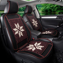 Wooden beads car seat cushion single seat set bead seat cushion truck universal sandalwood car mat camphor wood Buddha beads cool cushion