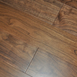Geometry player black walnut three-layer solid wood composite floor heating plate For Home delivery door-to-door installation American retro