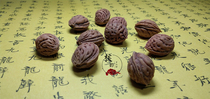  Wild hairy peach walnut blue carving material DIY hand-carved small peach Hu pressure to ward off evil spirits Peach kernels full of 20