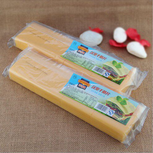 100 Gifu Cheeses Yellow Caravan Beats Burger Cheese Slice 80 Slices Original Dress 960g Commercial Orange Burger Sandwich