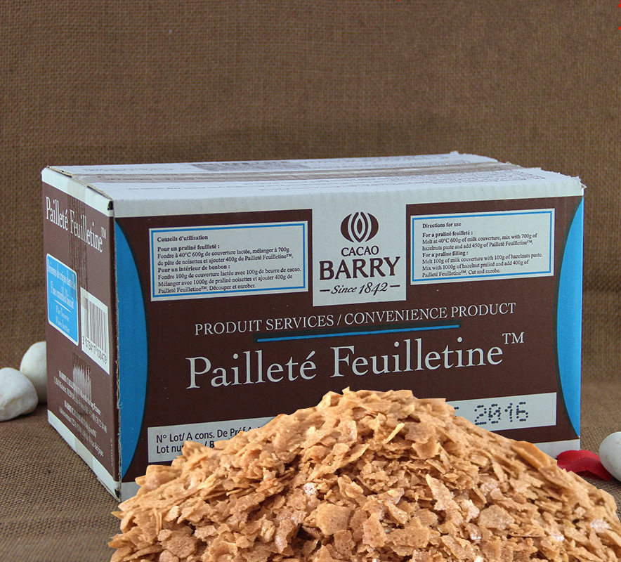 French Imported Coco Bailey Chocolate Crispy Pieces Crispy Biscuit Cake Decoration