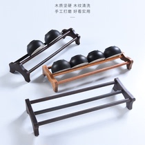 Tea Rack Black Sandalwood Tea Cup Rack Utilita Tea Furniture Pendulum Solid Wood Cup Totea Dau Accessories