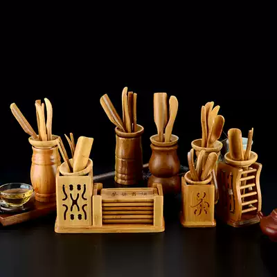 Bamboo Tea Ceremony Tea Bamboo Kung Fu Tea Set Parts Six Gentlemen Set Tea Mat Tea Coat Tea Tool Tea Clip Special