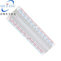 MB-102 Red and Blue line breadboard 830 hole breadboard experimental connecting plate can be multi-block splicing DIY accessories