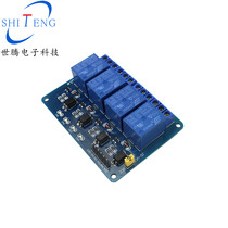 Four-way relay extended version 5v 12V with optocoupler isolation support AVR 51 PIC microcontroller